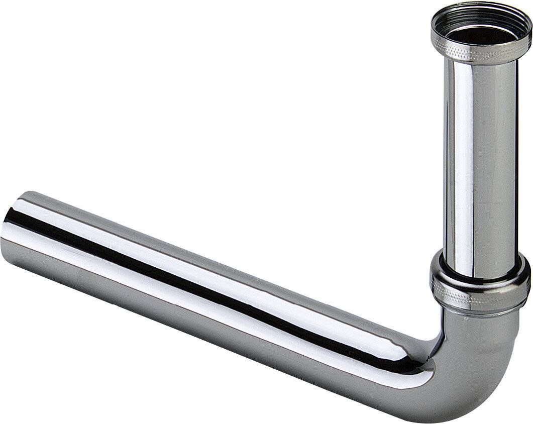 Viega Ablaufbogen 5621.1-880 G 1 1/4x32x255mm, 90G, Messing verchromt-1