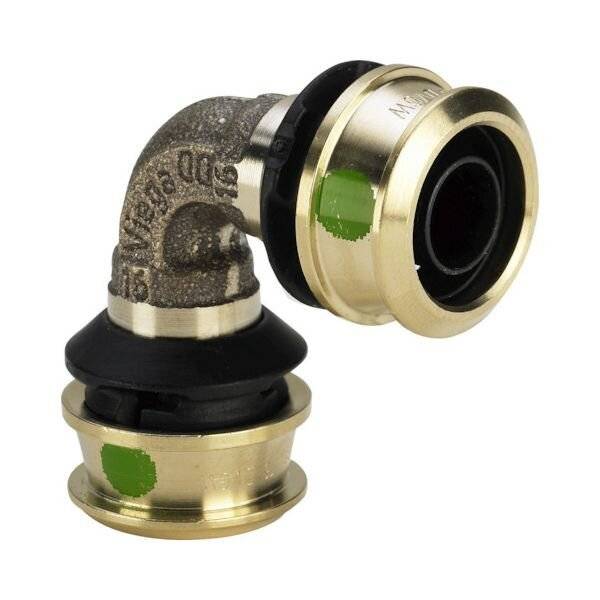 Viega Bogen Raxofix 5316 25mm, 90Gr, m SC-Contur, Siliziumbronze-1
