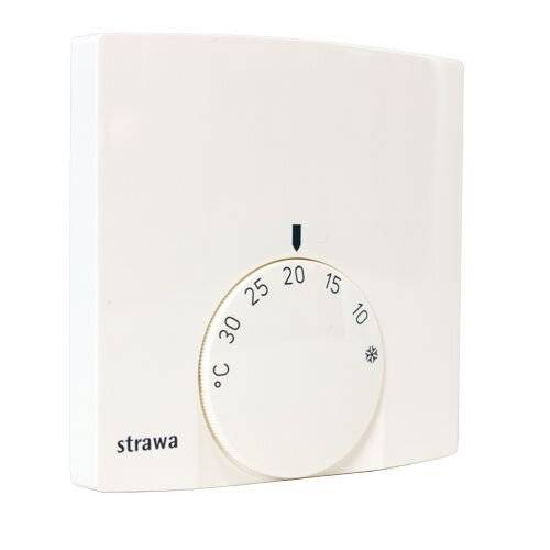 STRAWA Raumthermostat AP 230 V mit TR Aufputz, superflach-0