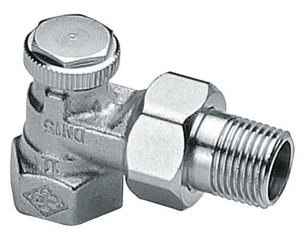 IMI Heimeier Verschraubung Regutec, Eckform, DN 20, Rotguss vernickelt-2