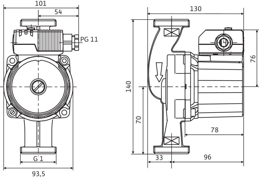 WILO Nassläufer-Standardpumpe Star-Z 20/1,Rp1/2,1x230V,38W-3