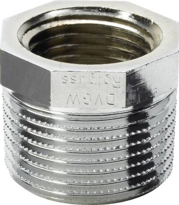 VIEGA Reduzierstueck 3241 1/2x1/8" DVGW, verchromt, mit Mehrkant