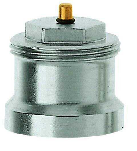 IMI Heimeier Spindelverlängerung 20mm, für Thermostat-Ventilunterteile, Messing vernickelt-3