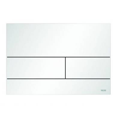 Tece square II Metall WC-Betätigungsplatte, Mattweiß-0