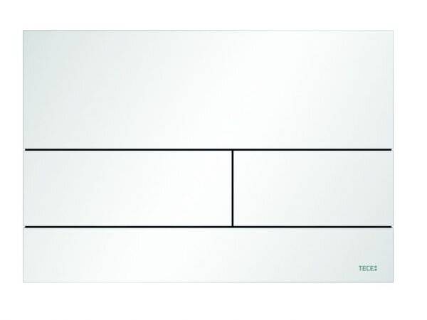 Tece square II Metall WC-Betätigungsplatte, Mattweiß