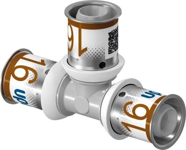 UPONOR S-Press PLUS, T-Stück, PPSU, 25-25-25, 1 Stk.-3