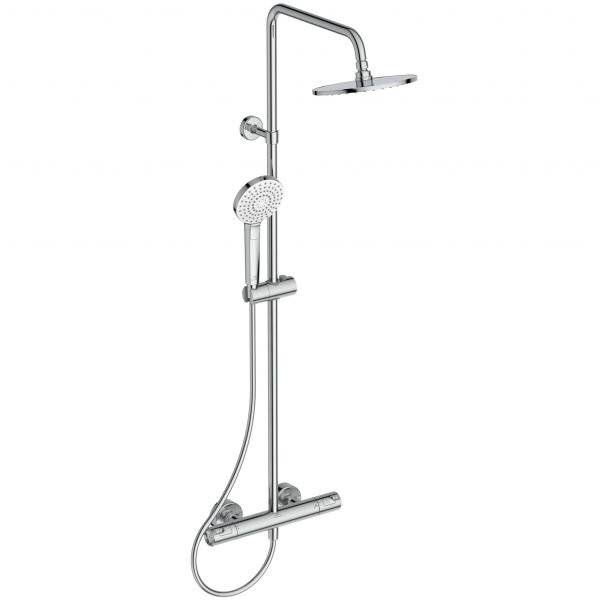 Ideal Standard Duschsystem Ceratherm T50 mit Brausethermostat Schlauch 1750mm Chrom-4