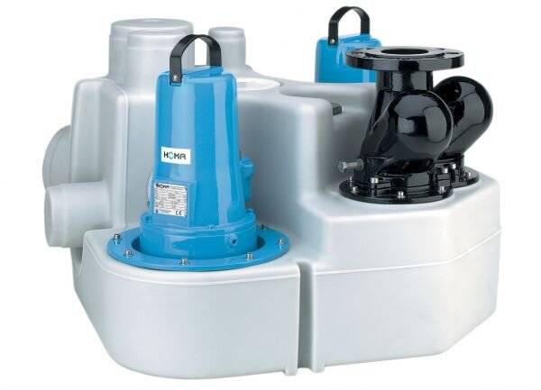HOMA PUMPE Abwasser-Hebeanlage Sanistar 210 D-0