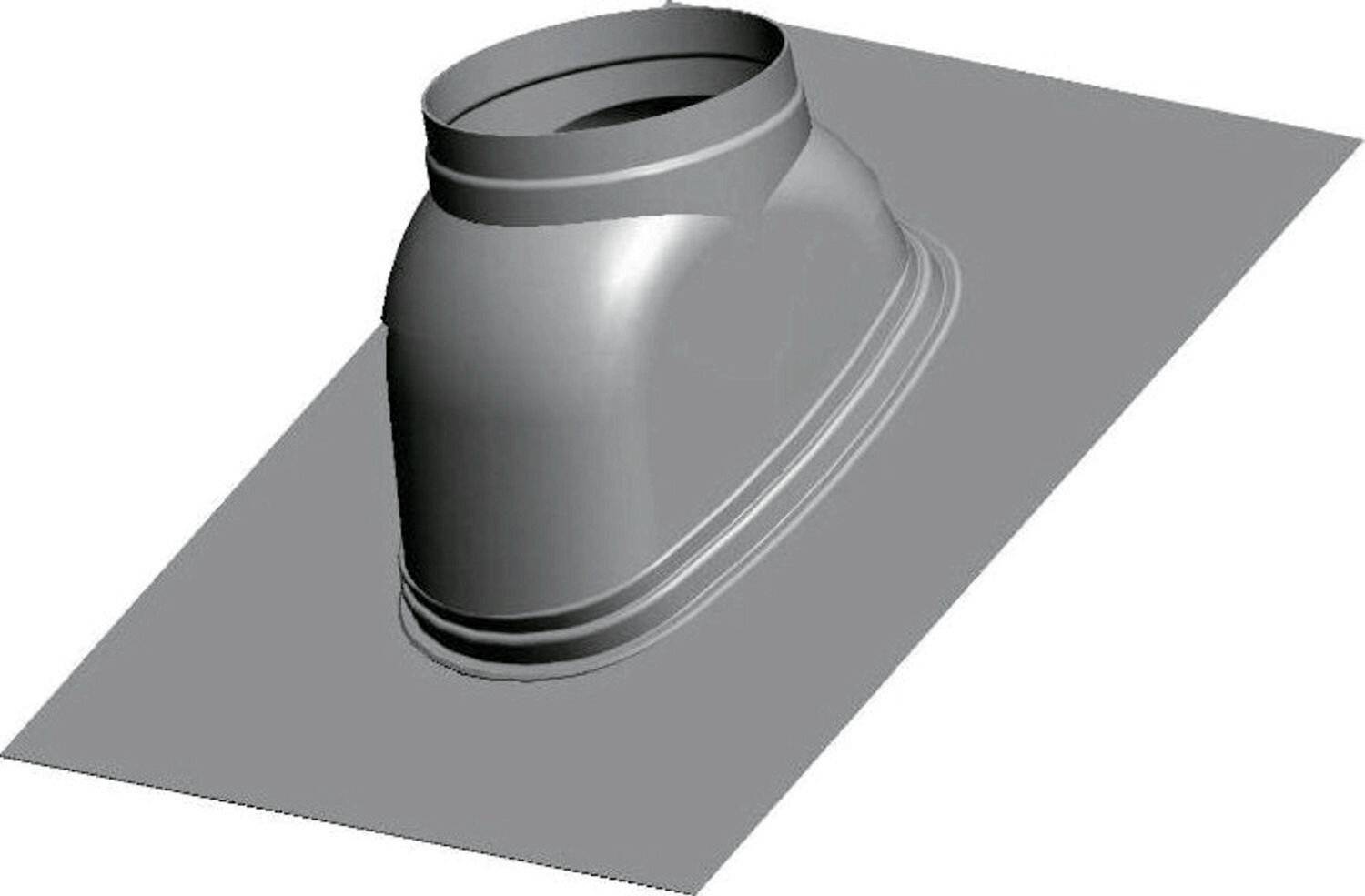 Dachplatte DN125 Schrägdach 25-45Gr Großformat 500x500mm-1