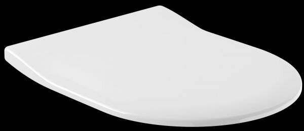 Villeroy & Boch WC-Sitz SlimSeat Subway 2.0 374x439x43mm Oval SoftClosing QuickRelease Pergamon-2
