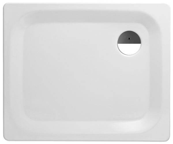 concept 100 Stahl-Duschwanne A2B2281215 900x750x25mm,ohne Füße,weiß