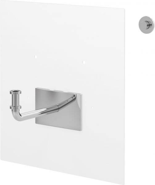 Viega Waschtisch Abdeckplatte 8570.45, 780x720x6mm, Glas, Verkehrsweiß-3