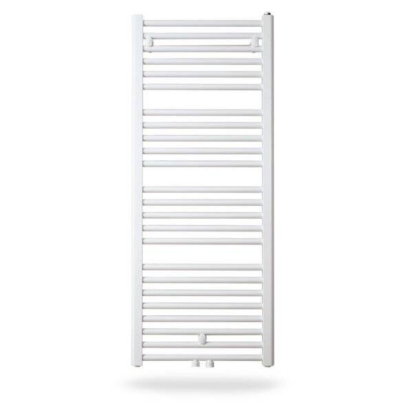 BASICLINE Purmo Badheizkörper Basicline 1 gerade 1852 x 600, Mitten-Anschluss, weiss, Ral-0