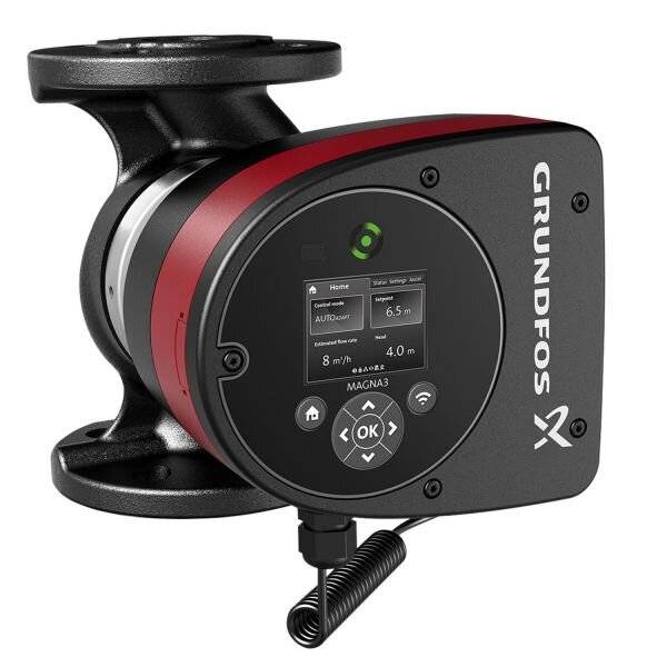 GRUNDFOS Elektr. geregelte Umwälzpumpe MAGNA3_32-80F PN6/10 220mm 1x230V DE-0