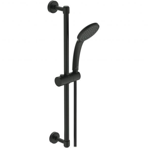 IDEAL STANDARD Brausekombination Idealra 1-Funktion-Handbrause 100mm Silk Black