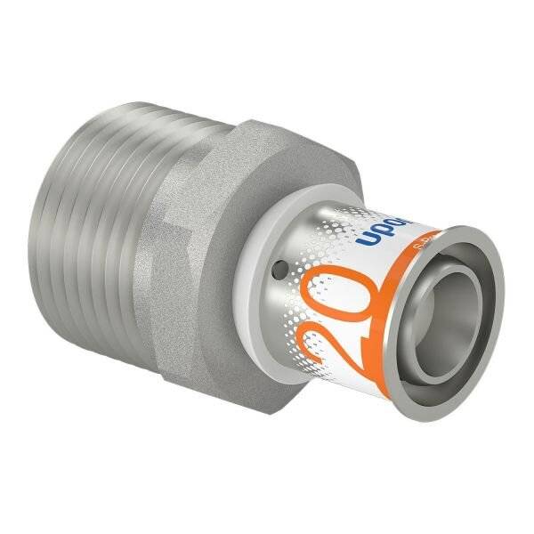 UPONOR S-Press PLUS, Übergangsnippel, 20-R1"MT, 1 Stk.-3