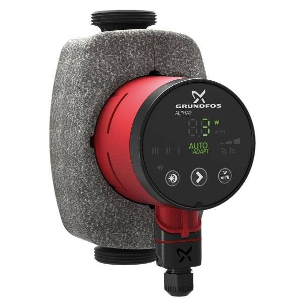 Grundfos Grundf Heizungsumwälzpumpe ALPHA2 230 V, PN 10, 180mm Typ-2