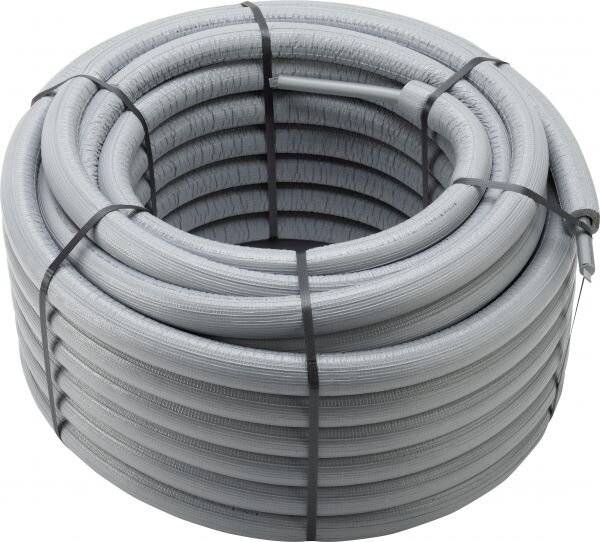 VIEGA Rohr Raxofix 5302.4 mit 13mm Dämmung in 25x2,7mm Kunststoff grau