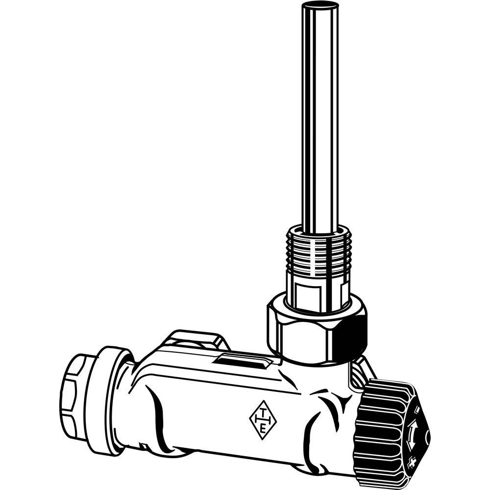 IMI/HEIMEIER E-Z Ventil HEIMEIER 3879-02 Zweirohr, Eckform, DN 15 (1/2")-1