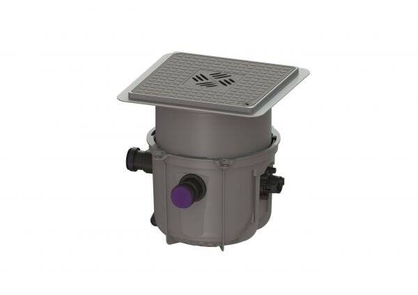 Kessel Hebeanlage Minilift L KTP 300 S1, Bodenplatte Schwarz-3