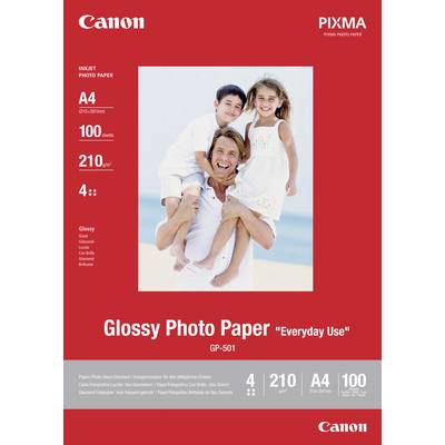 Canon Glossy Photo Paper GP-501 0775B001 Fotopapier DIN A4 200 g/m² 100 Blatt Glänzend