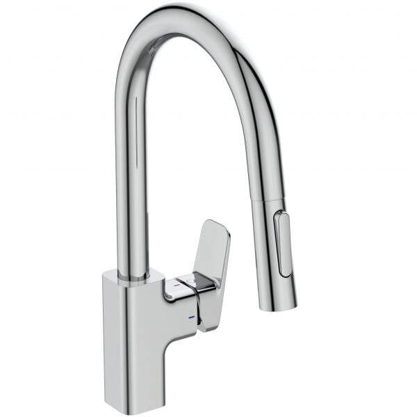 IDEAL STANDARD Küchenarmatur Ceraplan Au m.h.Rohrauslauf 1F-HB Chrom