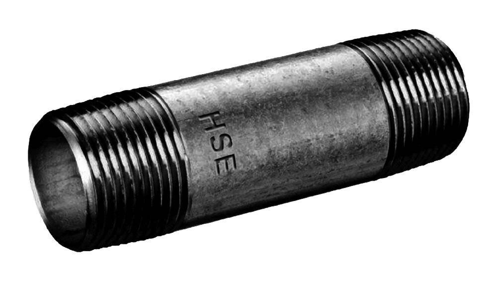 SCHMIDT HERMANN Rohrnippel Nr.23 2"x40mm DIN EN 10241 schwarz, geschweisst-0