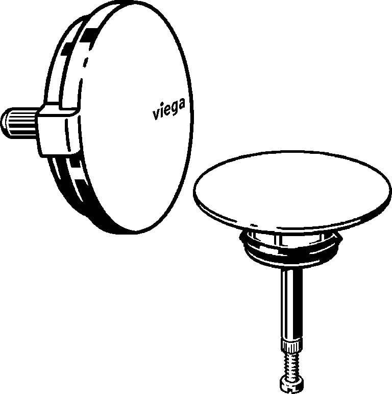 Viega Ausstattungsset Multiplex 6162.01 Visign M5, verchromt-2