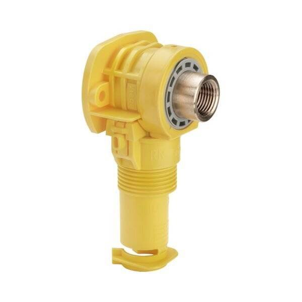 VIEGA Anschlussdose SANFIX-P 2120.01, 304249 16 x 1/2, mit langem Rotgusswinkel