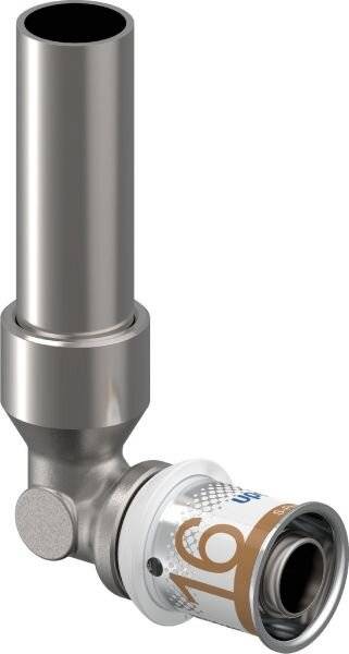 UPONOR S-Press PLUS HK-Anschlusswinkel plated 16-15CU l=350mm-0