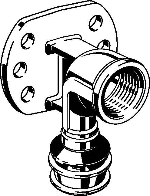 Viega Wandscheibe Raxofix 5325.5 20xRp 3/4, mit SC-Contur, Siliziumbronze-2