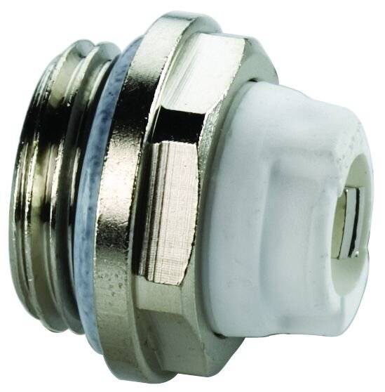 FLAMCO SIMPLEX Messing-Entlueftungsstopfen C 1/2" mit Spezial-O-Ring u.drehb.Kopf,Metall vern.