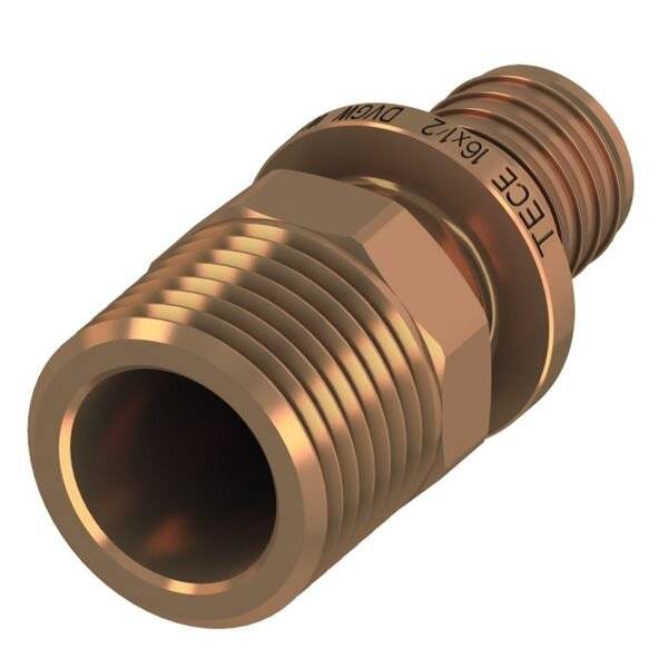 TECEflex Übergangsnippel Dim. 20 x R 1/2", Siliziumbronze-1