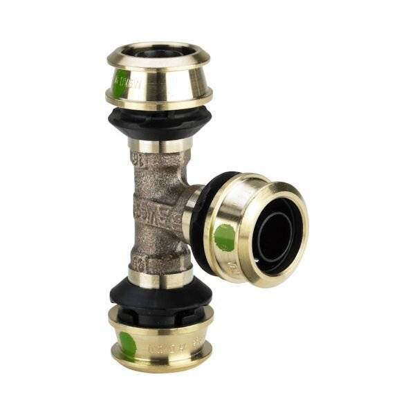 Viega T-Stück Raxofix 5318 25mm, mit SC-Contur, Siliziumbronze-1