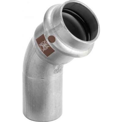 Viega Temponox-Bogen, 45°, Stahl nichtrostend, 1726.1, 54, 1 Stk.-0