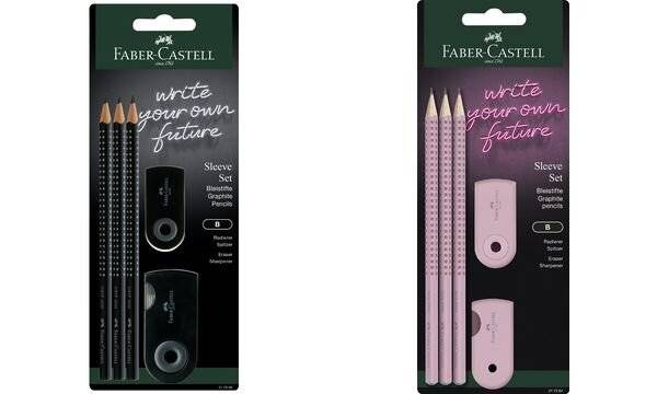 FABER-CASTELL 217084, B, Rose, Dreieckig, Sichtverpackung, 3 Stück(e), Deutschland-2