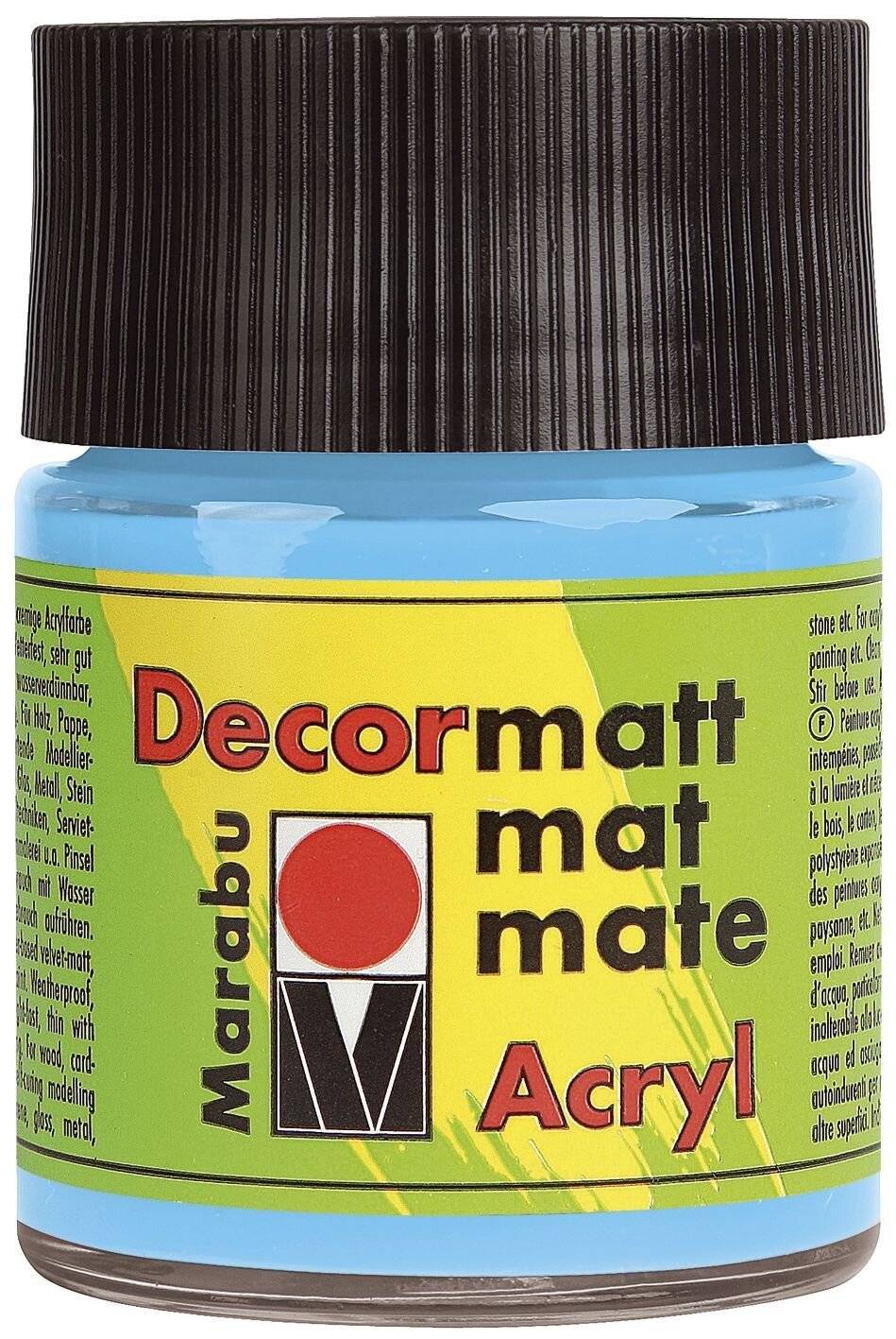 Decormatt Acryl - Hellblau 090 50 ml.-2