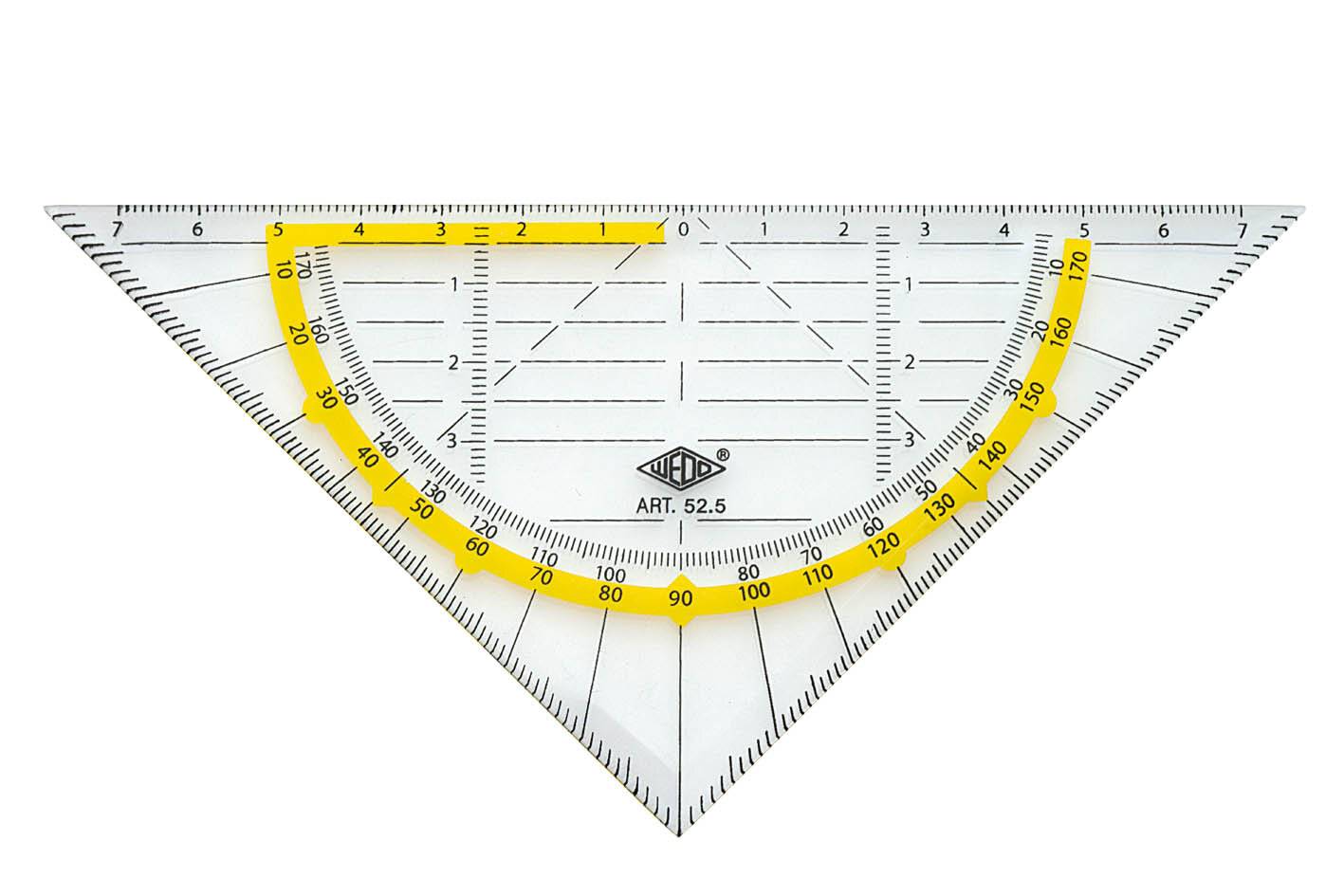 Geometrie-Dreieck 160mm transparent-4