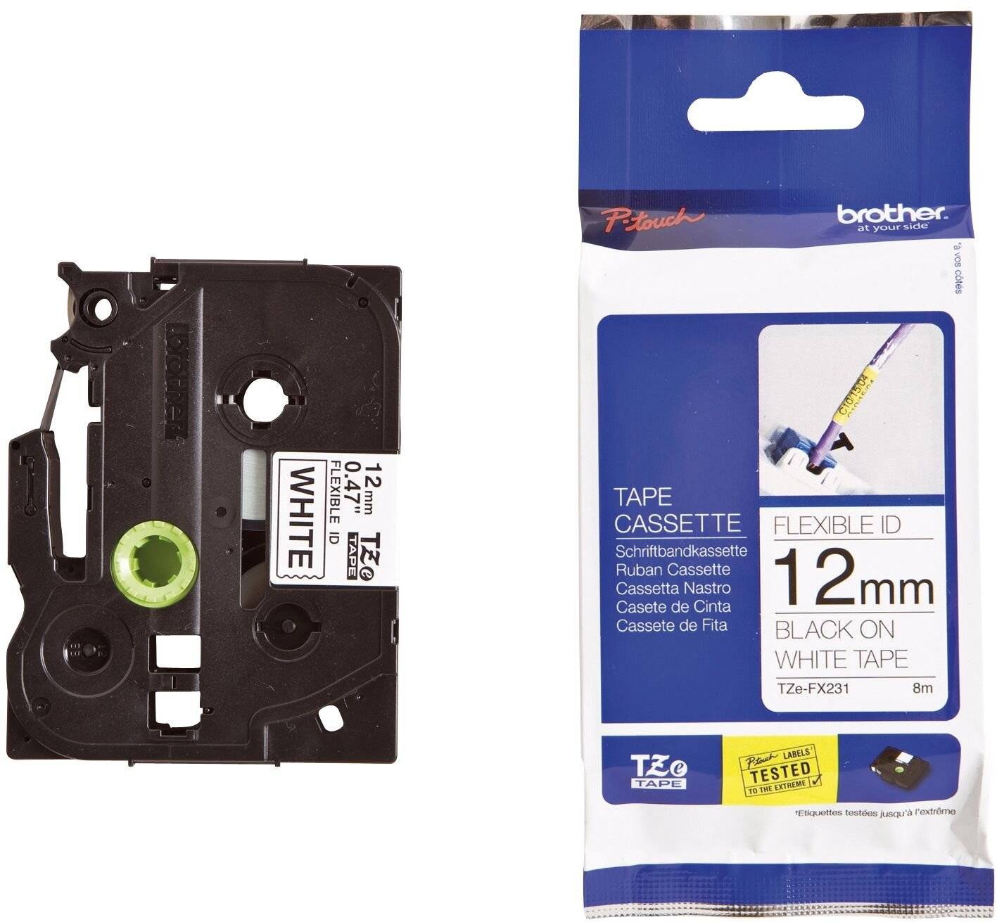 Brother Tape TZ-FX231 Etiketten erstellendes Band-0
