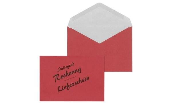 MAILmedia Briefumschlag DL "Lieferschein/Rechnung", rot (8711223)