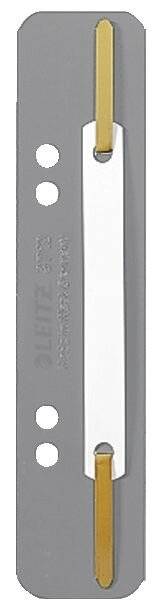 Leitz Heftstreifen kurz 37100085 35x158mm PP grau 25 St./Pack.-2