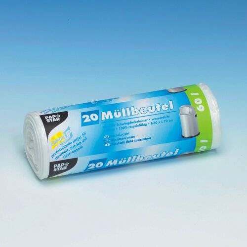 Müllbeutel 72x60cm 60l LDPE weiß 20 St./Pack.-2