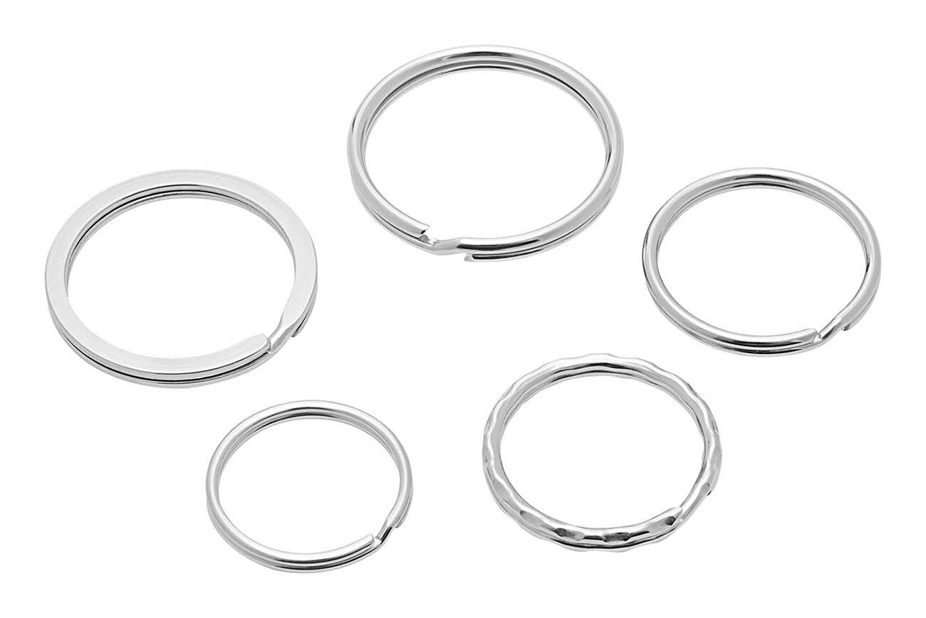WEDO Schlüsselring 26230015 Classics Silber 15 St.-2