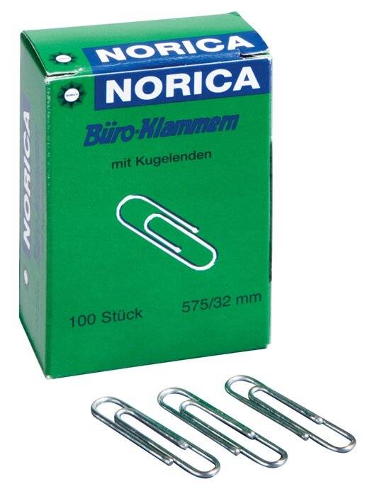 Briefklammer 32mm verzinkt 100 St./Pack. - Artikel: 176039994-2