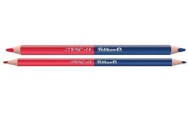 herlitz Pelikan Silbentrennstift dnn, rot/blau - 810845 - 1 Stück-2