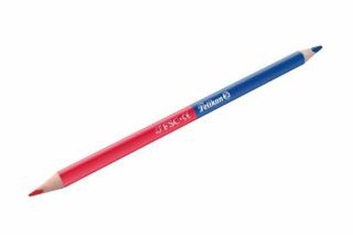 herlitz Pelikan Silbentrennstift dnn, rot/blau - 810845 - 1 Stück-1