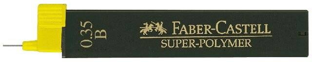 Faber-Castell Super-Polymer - Bleistiftmine - Superpolymer - B - Intense Black - 0.35 mm (Packung mit 12)-2