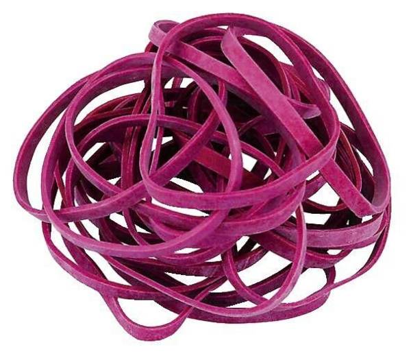 Gummibänder, Größe (L x B): 200x6 mm, Inhalt: 1000