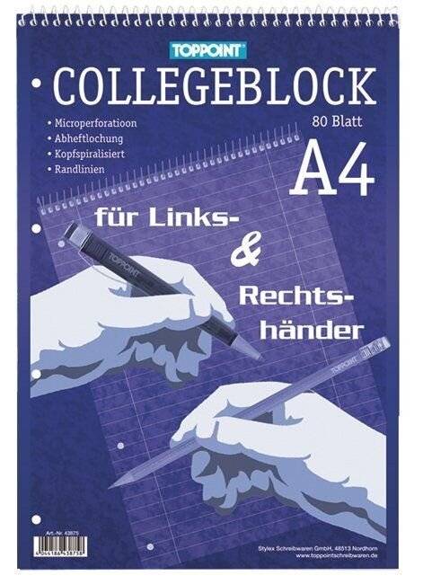 Collegeblock - A4 80 Blatt liniert.-5