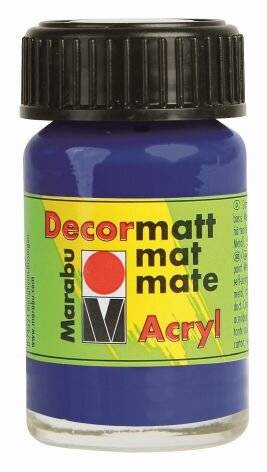 Decormatt Acryl - Violett dunkel 051 15 ml.-1